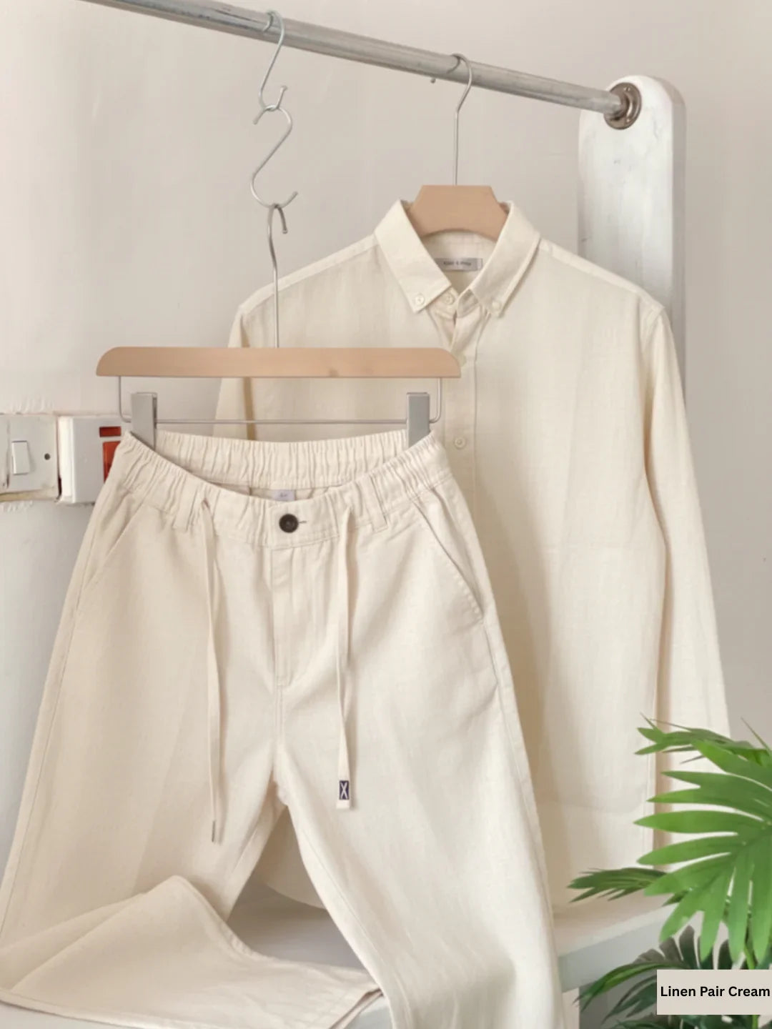 Riviera Linen Top & Bottom Set